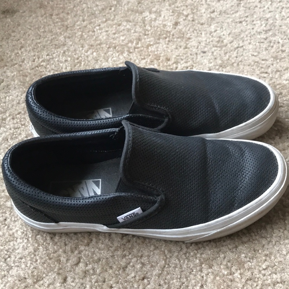 Classic Vans Perf Leather Slip-Ons